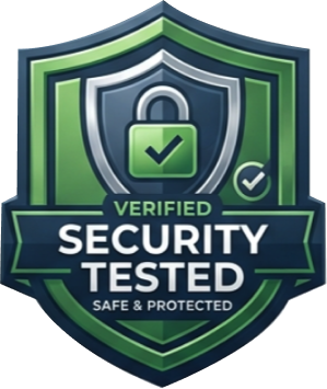 Verified security tested — safe and protected